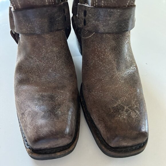Frye boots women 7.5 square toe cowboy Western Barn Riding Equestrian harness - Picture 5 of 14